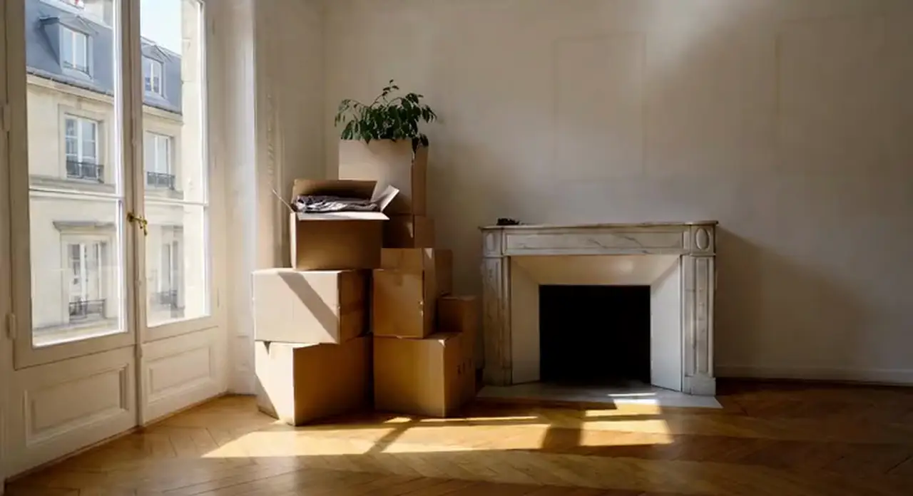 Appartement nantais un matin d'emménagement
